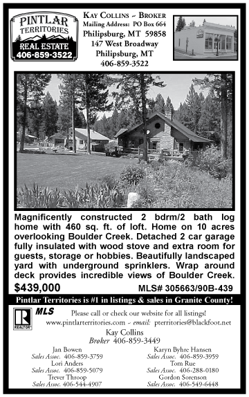 December 2004 Clark Fork Journal
									<br />
									Page xx
									  ♦  
									4 43⁄50"W x 7 17⁄20"H<br />
									30# Newsprint